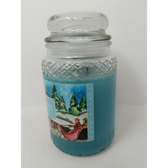 Gold Canyon Candle Sleigh Ride Full Large Size 26 oz Retired Scent Christmas VTG - Picture 4 of 8